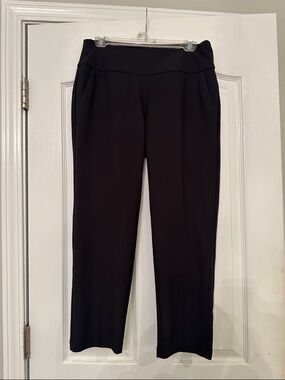 adidas Women's Black Straight-Leg Pull-On Pants